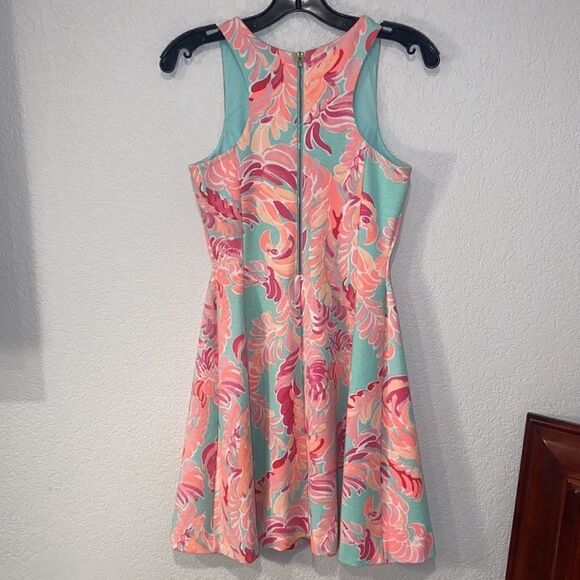 Lilly Pulitzer Cove Poolside Blue Love Birds Dress Size XS - Picture 4 of 11